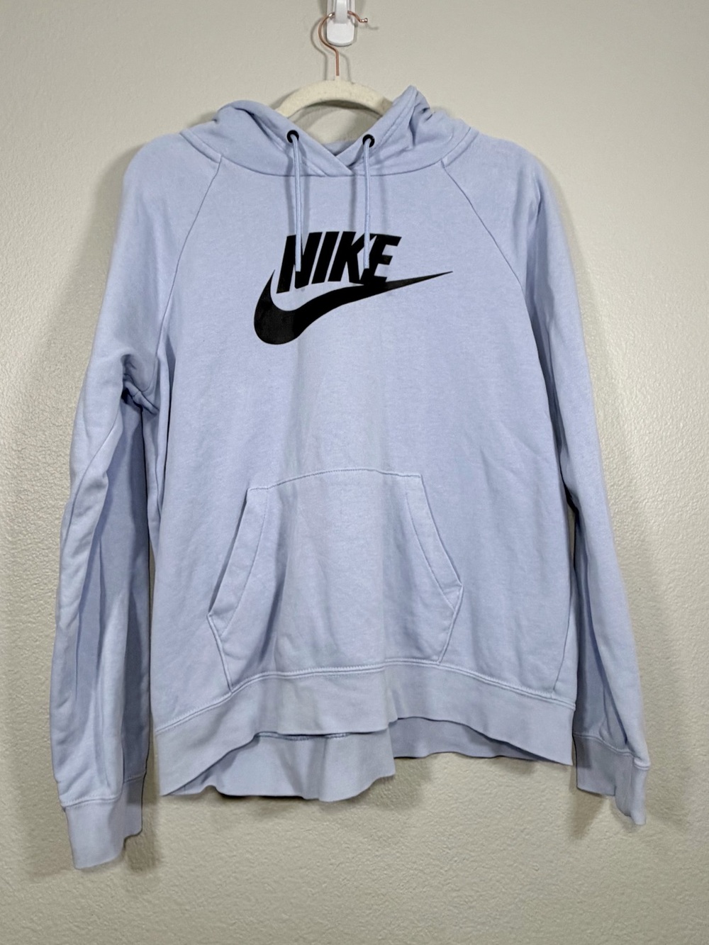 Nike Hoodie Sweatshirt Light Blue Essential Colorway Pullover Athletic Women Med